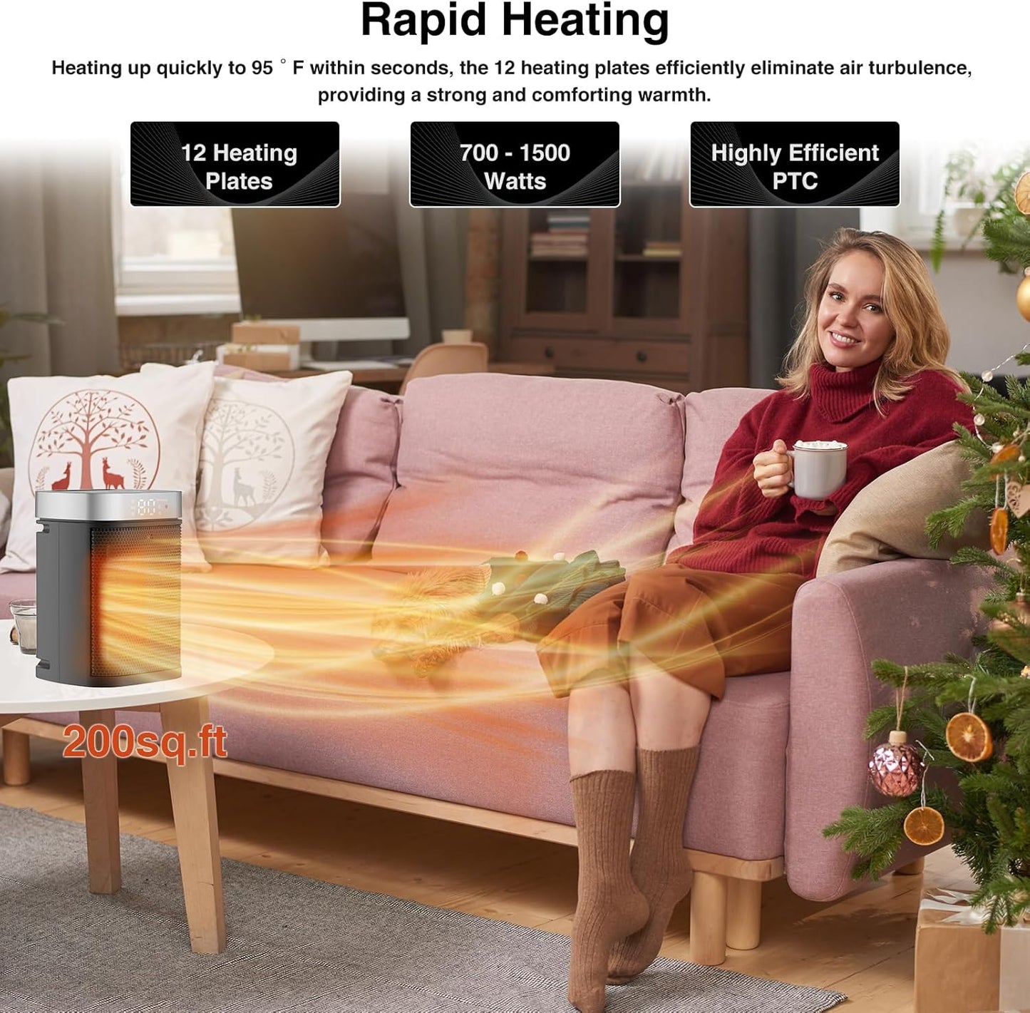 CozyComfort™ Portable Space Heater